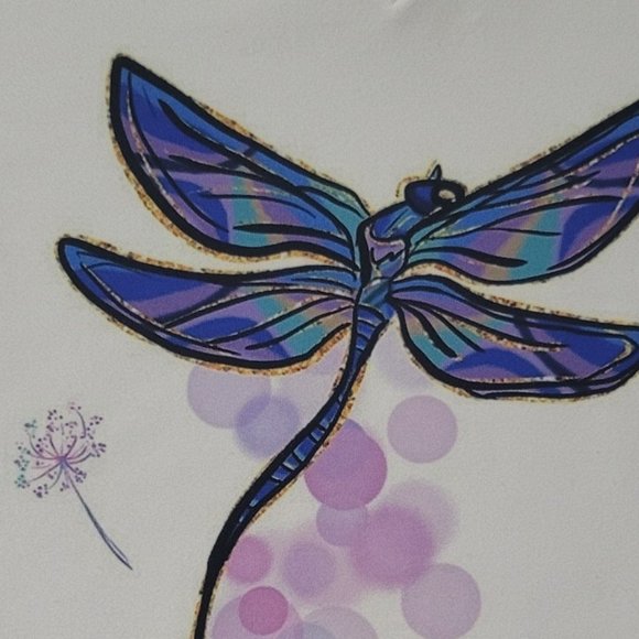 "STILL I RISE" WOMEN'S SOFT TEE, V NECK, DRAGONFLY - Picture 2 of 3